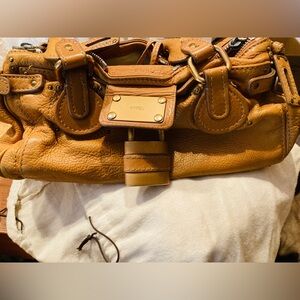 Beige Chloe Paddington bag with dust bag